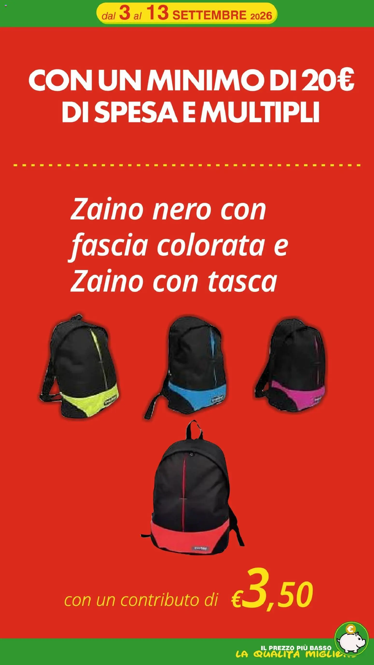 Volantino Primo Prezzo del 03/09/2026 | Pagina: 52