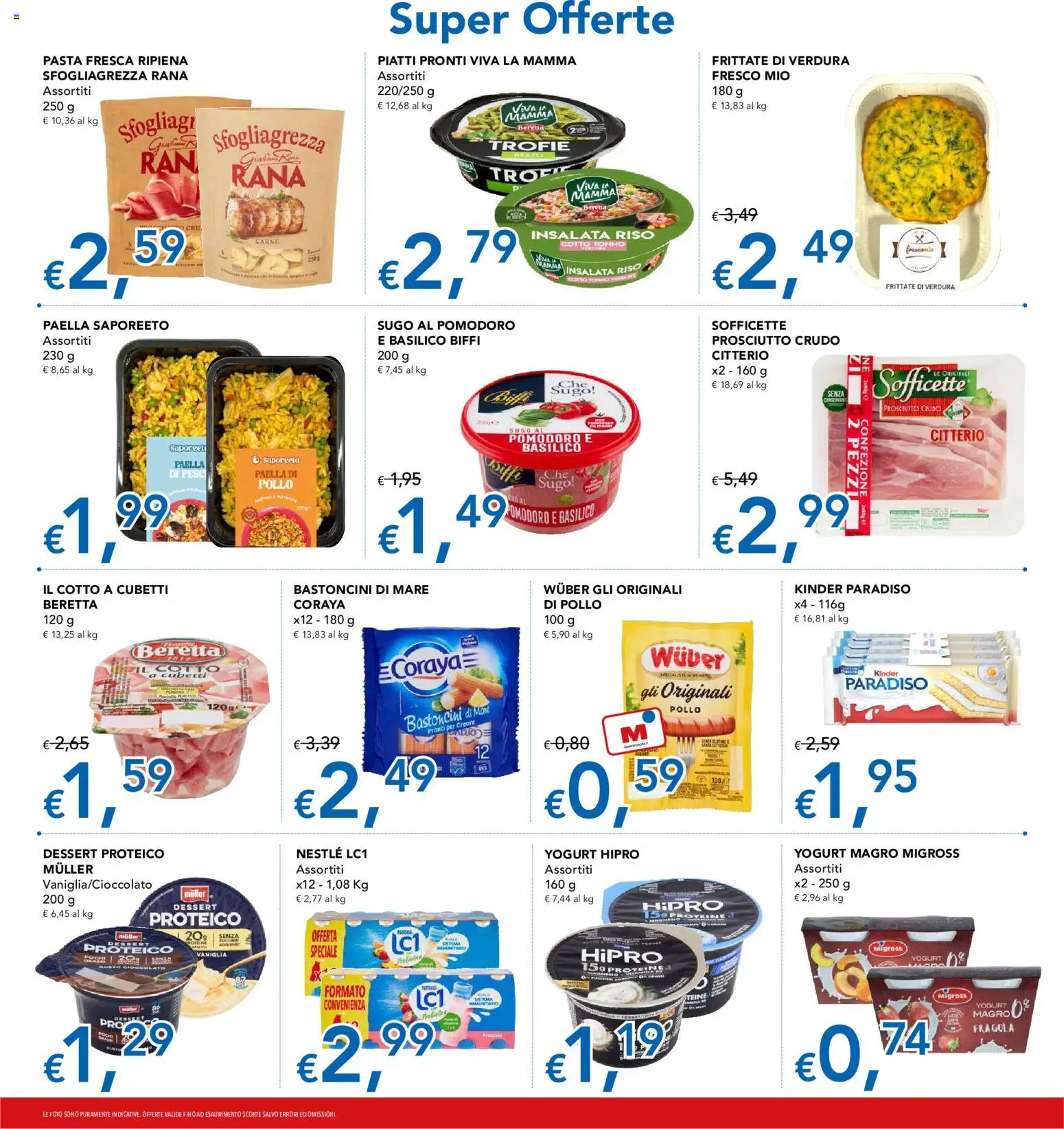 Volantino Migross del 02/07/2026 | Pagina: 6 | Prodotti: Insalata, Pasta, Basilico, Sugo