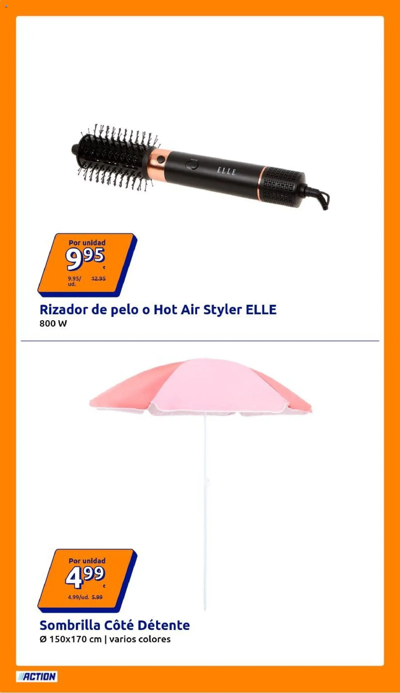 Action folleto │ válido desde el 15/07/2026 | Página: 4 | Productos: Sombrilla, Rizador de pelo