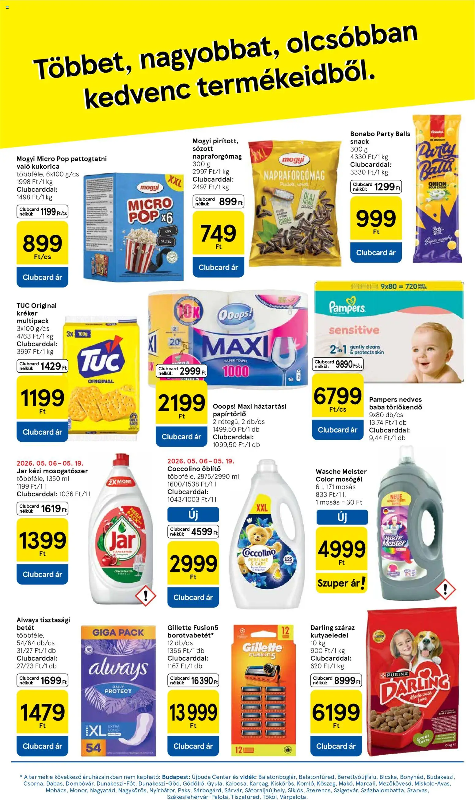 Tesco akciós ujság - amely érvényes a következő dátumtól: 14.05.2026 | Oldal: 11