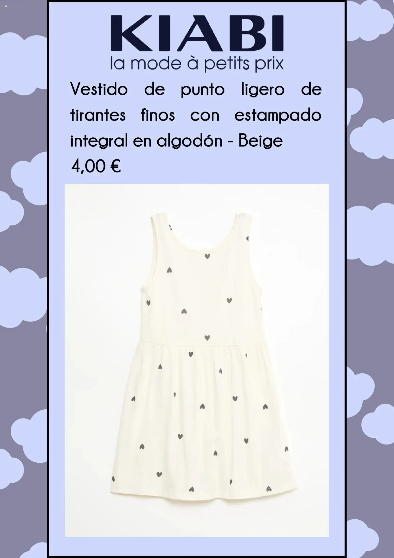 KIABI folleto │ válido desde el 05/08/2026 | Página: 4 | Productos: Algodón