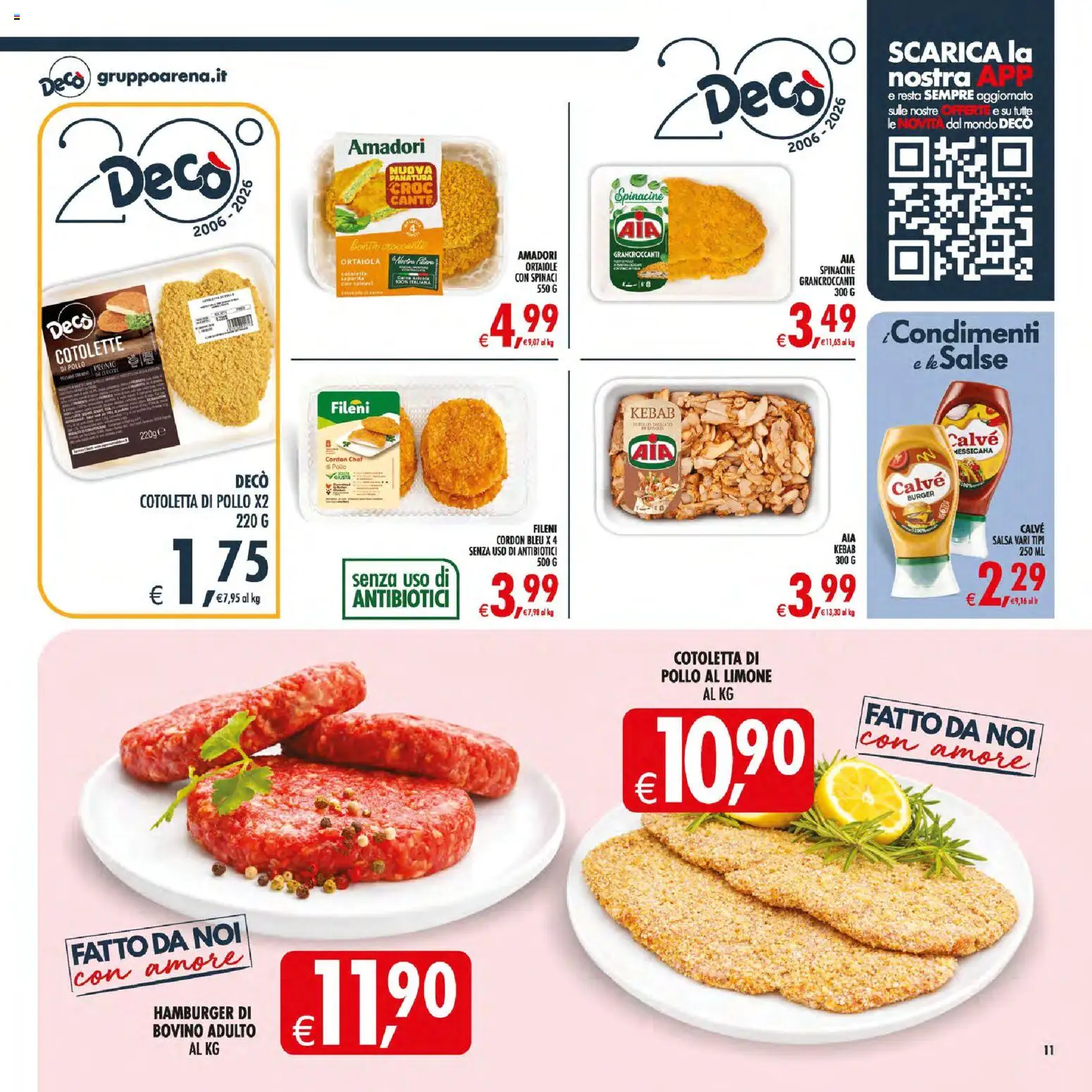 Volantino Decò del 21/08/2026 | Pagina: 15 | Prodotti: Pollo, Salsa, Limone, Hamburger