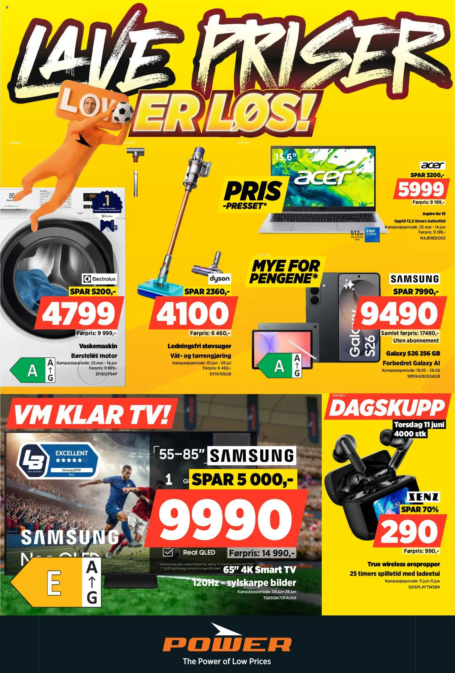 {H1} | Side: 1 | Produkter: Tv, Vaskemaskin, Støvsuger, Ørepropper