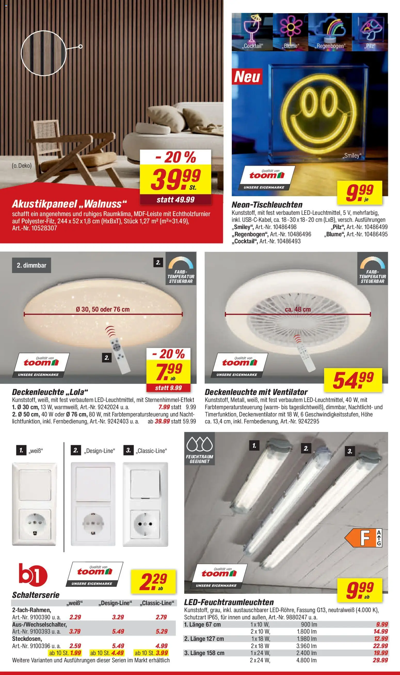 Toom Baumarkt Prospekt – gültig ab 06.06.2026 | Seite: 22 | Produkte: Ventilator, Nachtlicht