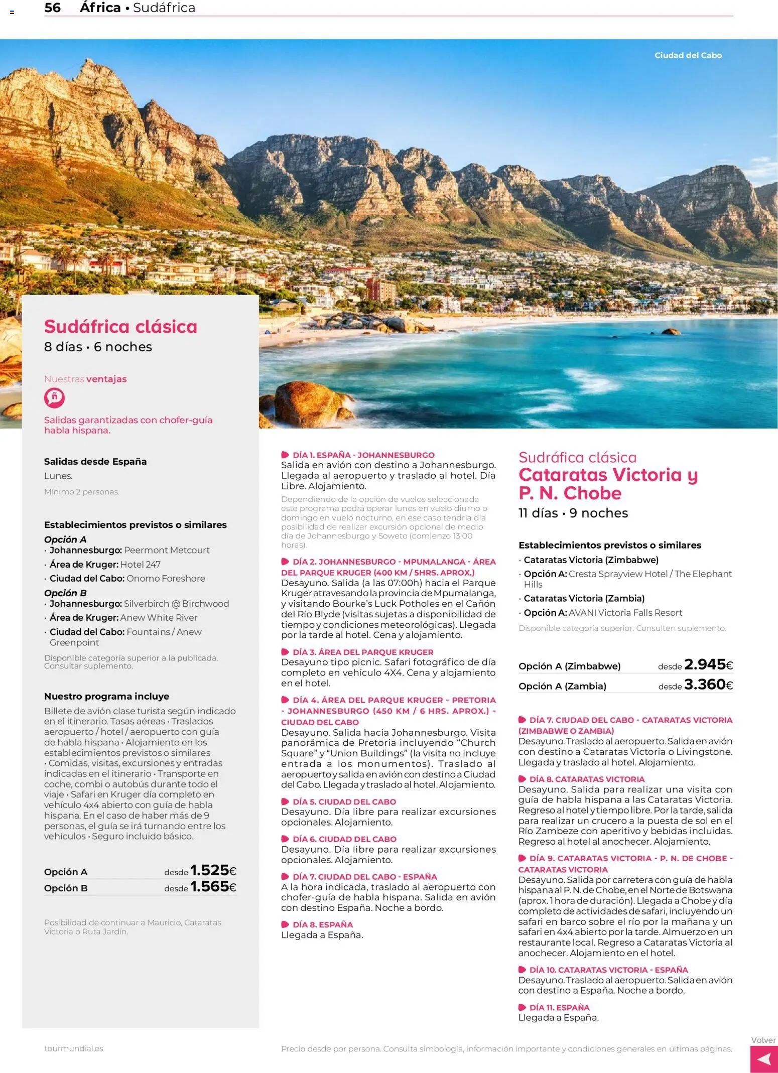 Viajes El Corte Inglés Africa y Oriente Medio │ válido desde el 01.01.2026 | Página: 56 | Productos: Combi