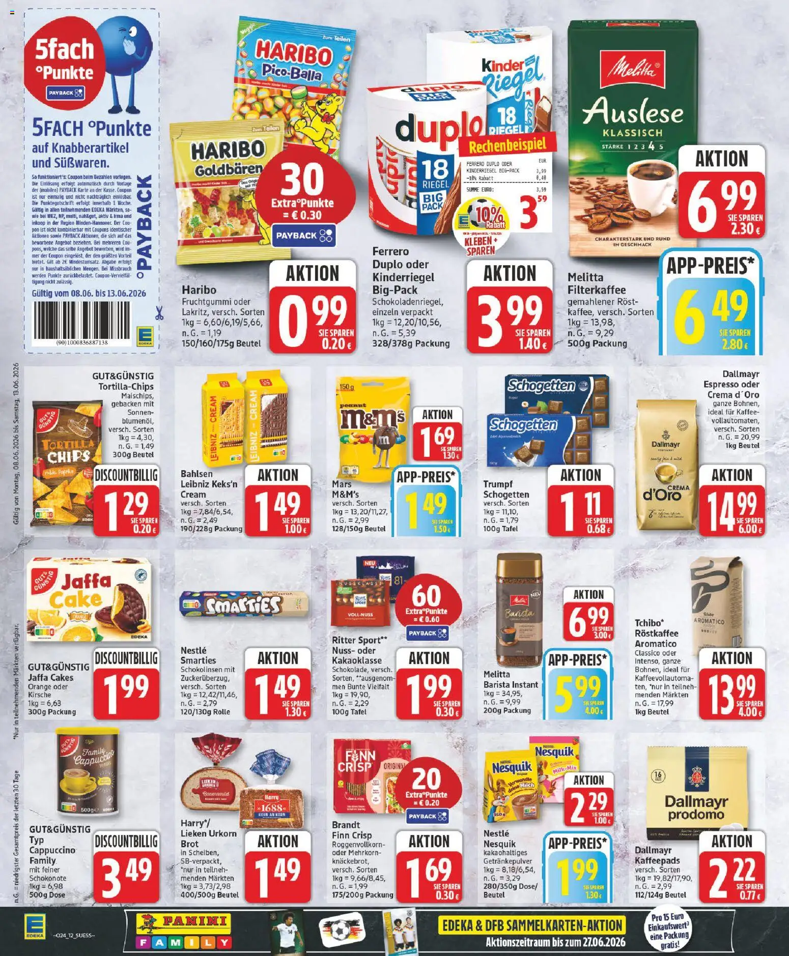 Elli Markt Prospekt Rietberg – gültig ab 08.06.2026 | Seite: 12 | Produkte: Milch, Ferrero duplo, M&M's, Mars