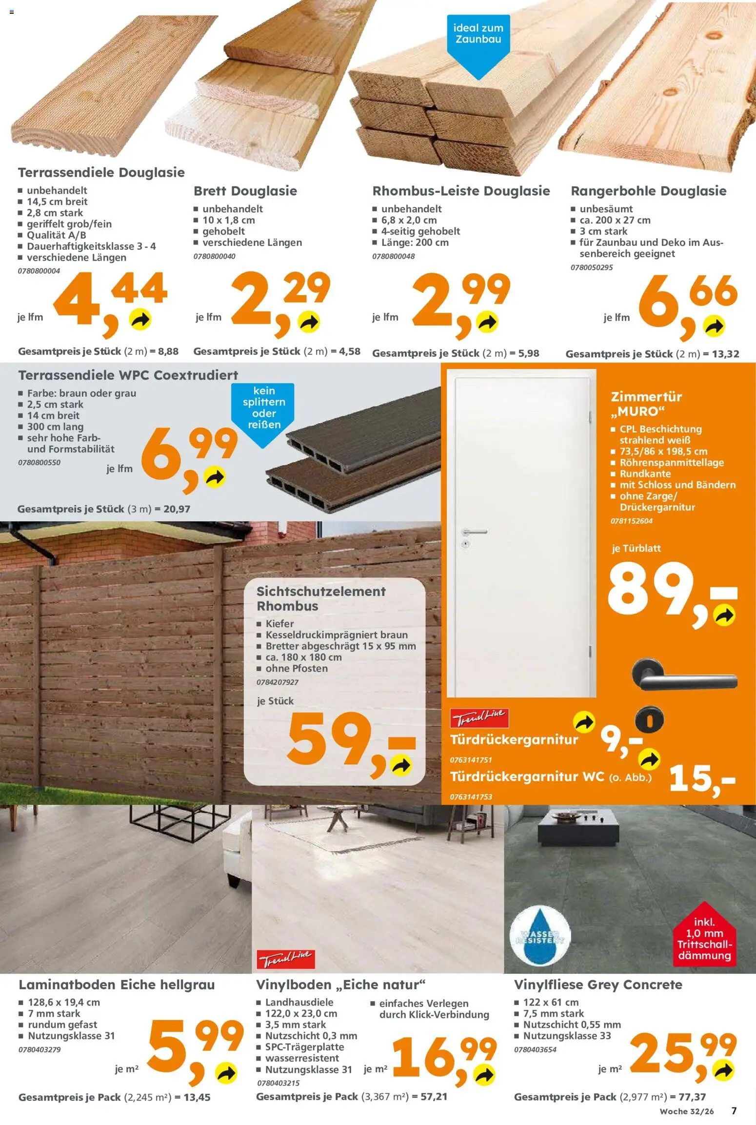 Globus Baumarkt Prospekt Zweibrücken – gültig ab 03.08.2026 | Seite: 7