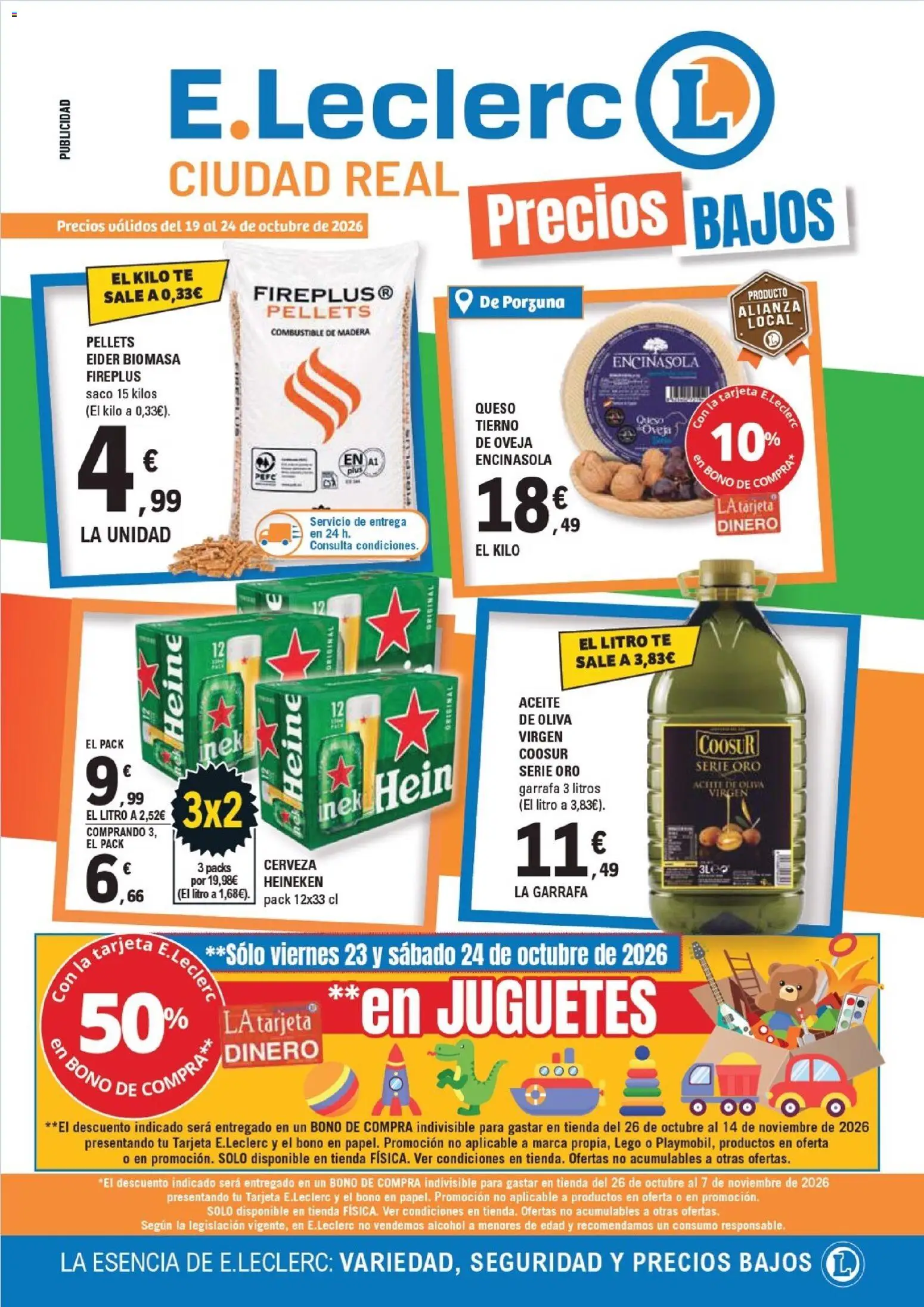 Folleto E Leclerc - Página 1 - Ofertas válidas hasta el 24 de octubre de 2026
