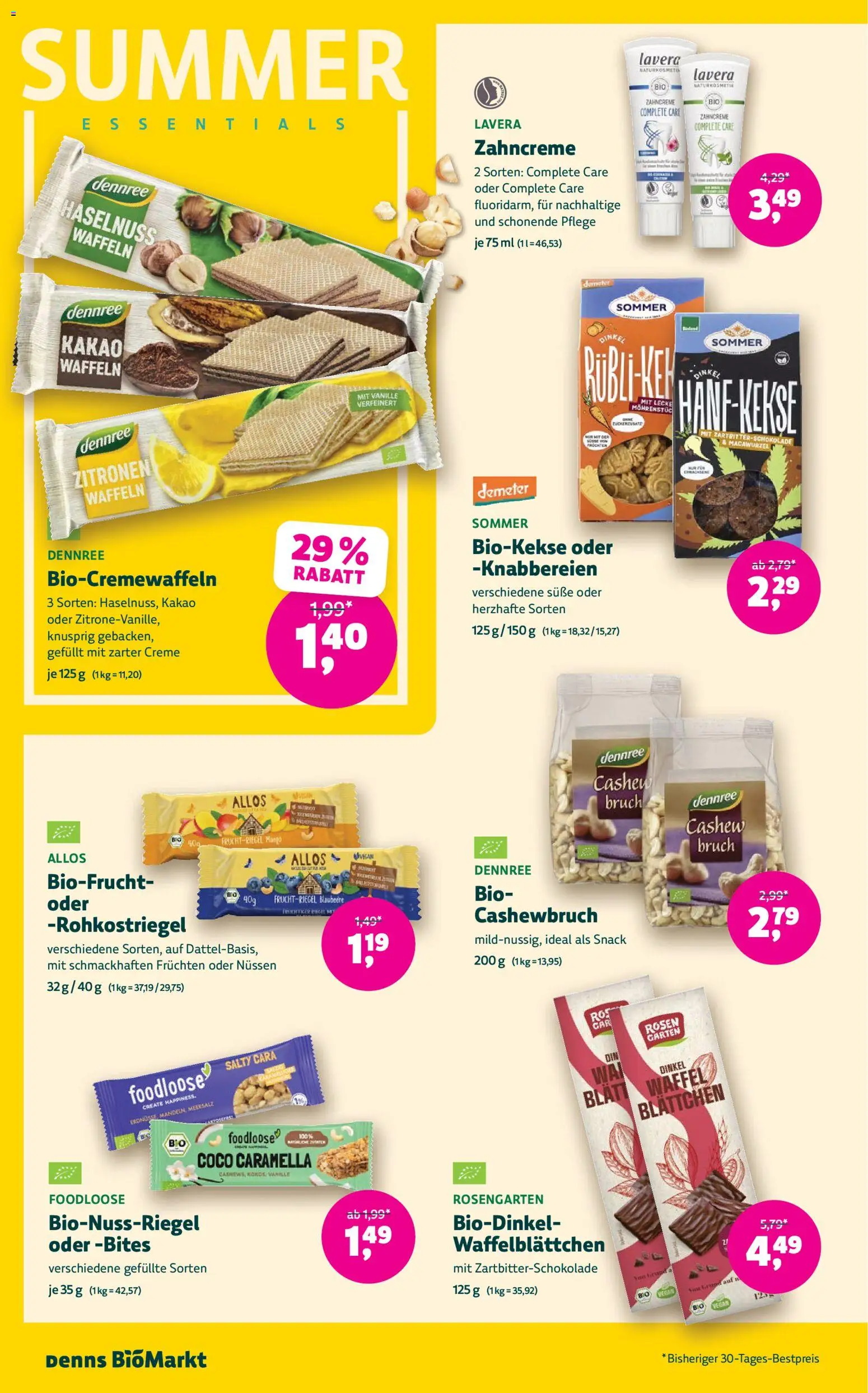 Denns BioMarkt Flugblatt gültig ab 03.06.2026 | Seite: 16 | Produkte: Папионка, Rum, Creme