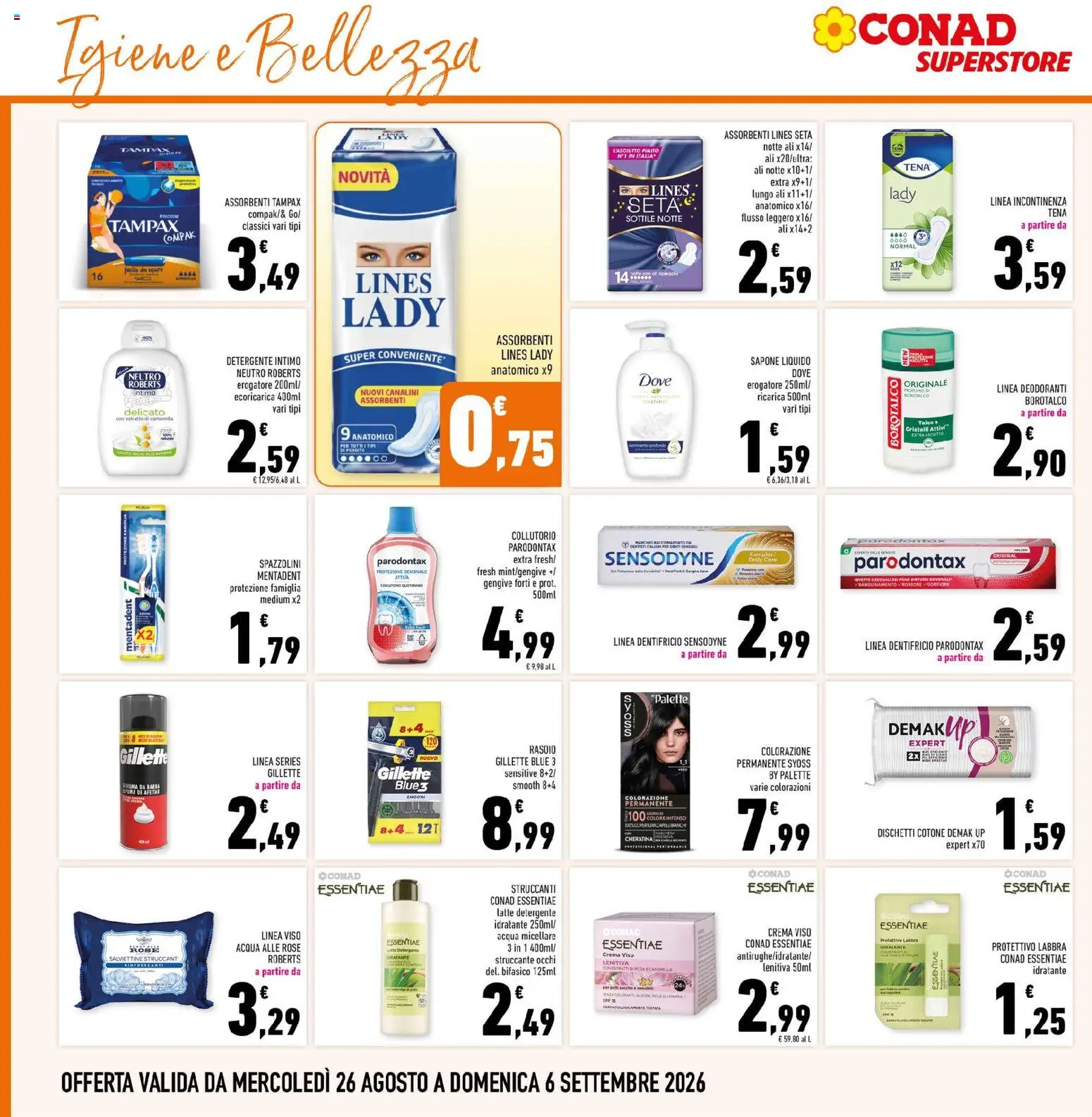 Volantino Conad del 26/08/2026 | Pagina: 28