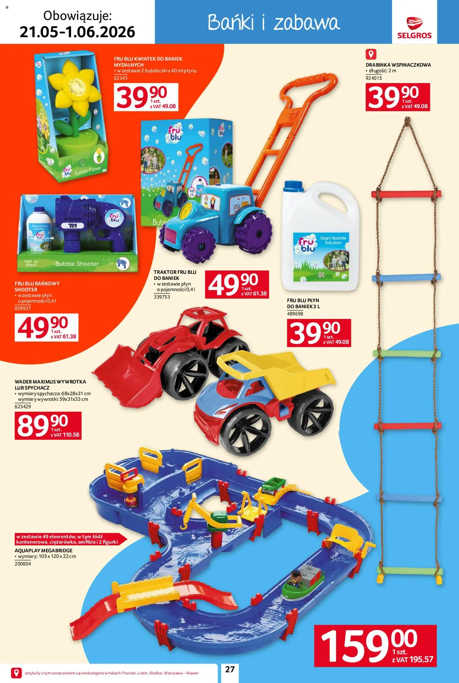 Selgros cash&carry gazetka - Dzień Dziecka od 21.05.2026 | Strona: 27 | Produkty: Figurki