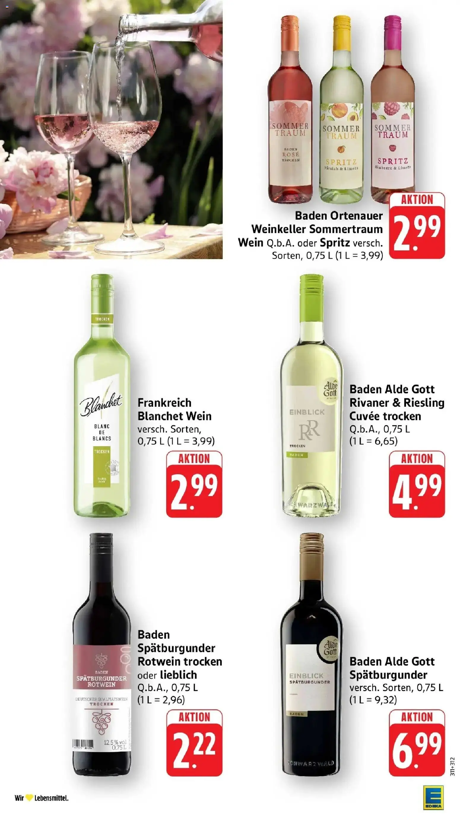Edeka prospekt Ettenheim	 – gültig ab 10.05.2026 | Seite: 40 | Produkte: Rotwein, Rotwein trocken, Pfirsich, Wein