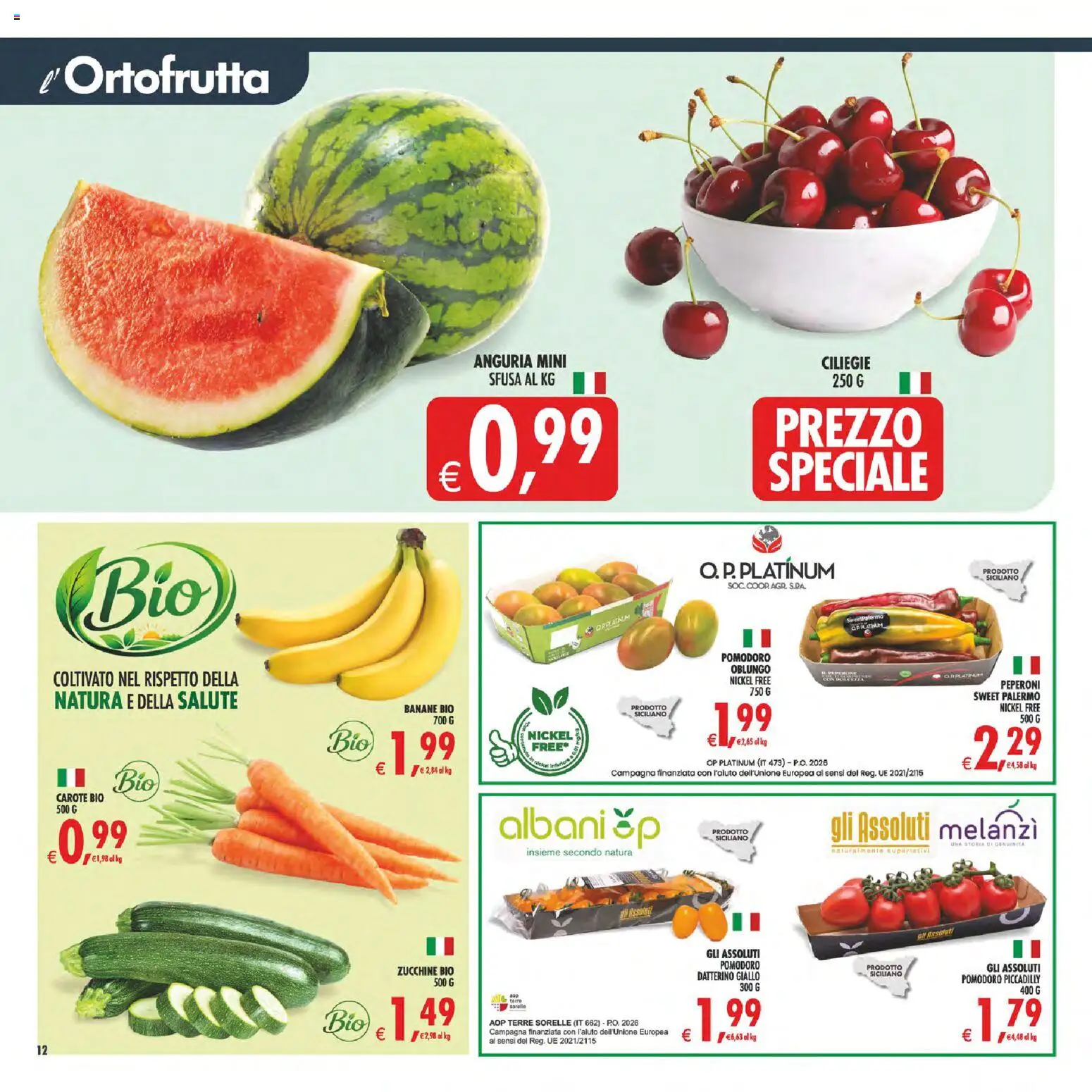 Volantino Decò del 29.05.2026 | Pagina: 13 | Prodotti: Peperoni, Pomodoro, Carote, Anguria