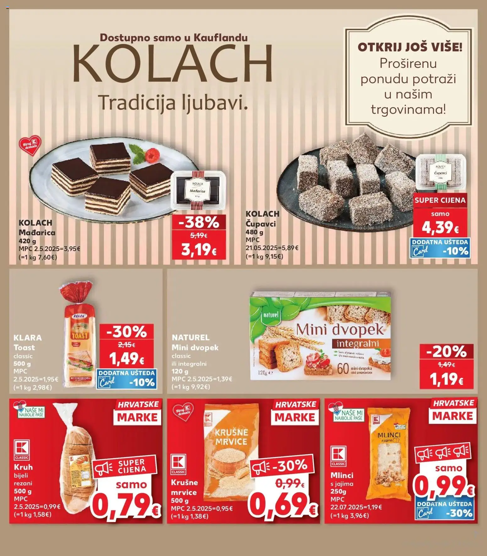 Kaufland katalog | vrijedi od 26.05.2026 | Stranica: 7 | Proizvodi: Krušne mrvice, Kruh, Toast, Dvopek