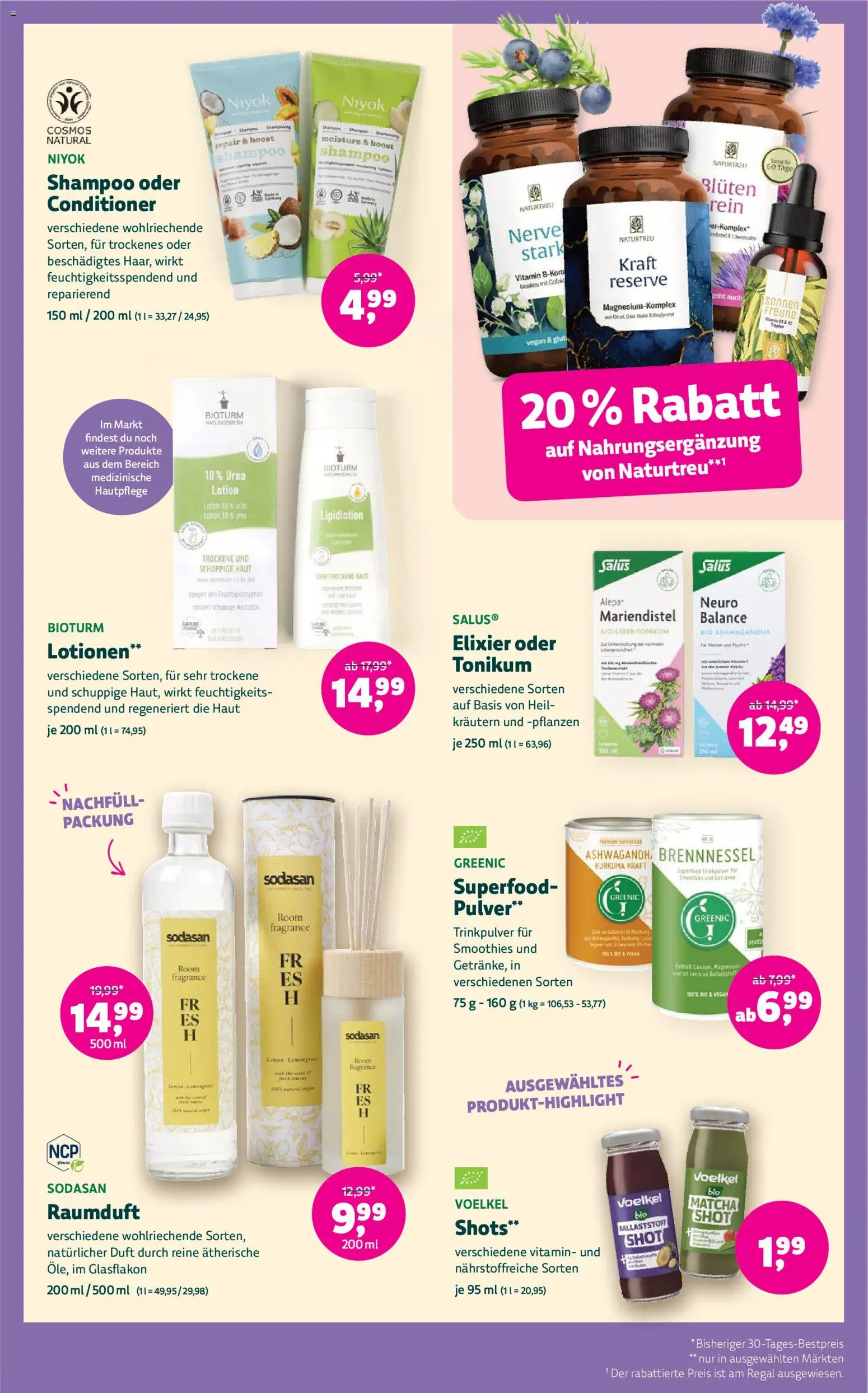 BioMarkt Prospekt – gültig ab 09.09.2026 | Seite: 16 | Produkte: Regal, Tür, Duft, Shampoo