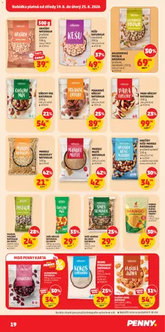 Náhled letáku MANGO SUŠENÉ PLÁTKY GOLDEN TROPIC*, MANGO SUŠENÉ PLÁTKY GOLDEN TROPIC* 250 g od 19.08.2026 | Strana: 19