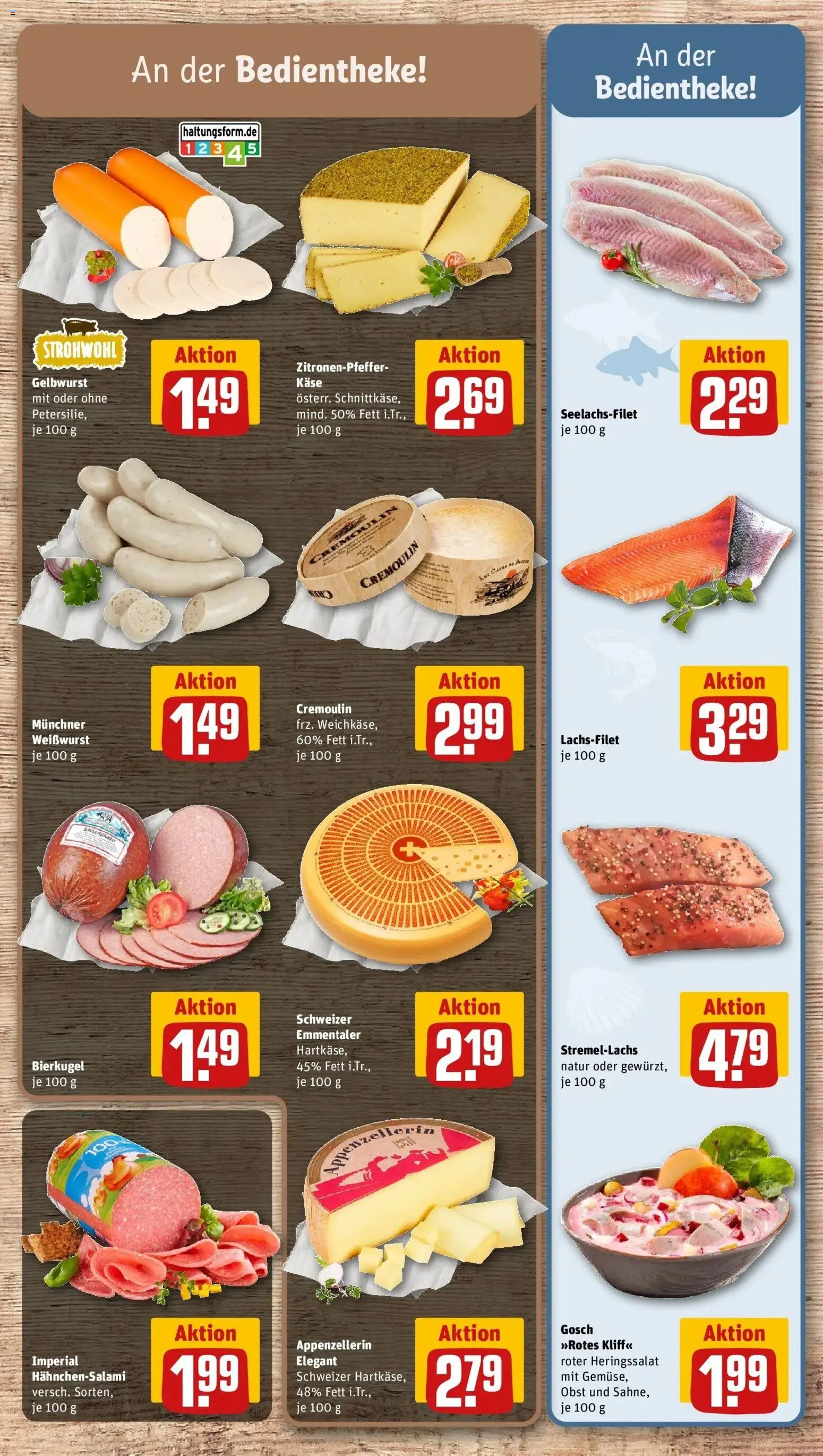 REWE Prospekt ab 14.09.2026 zum Blättern » Angebote | Seite: 7 | Produkte: Käse, Weißwurst, Obst