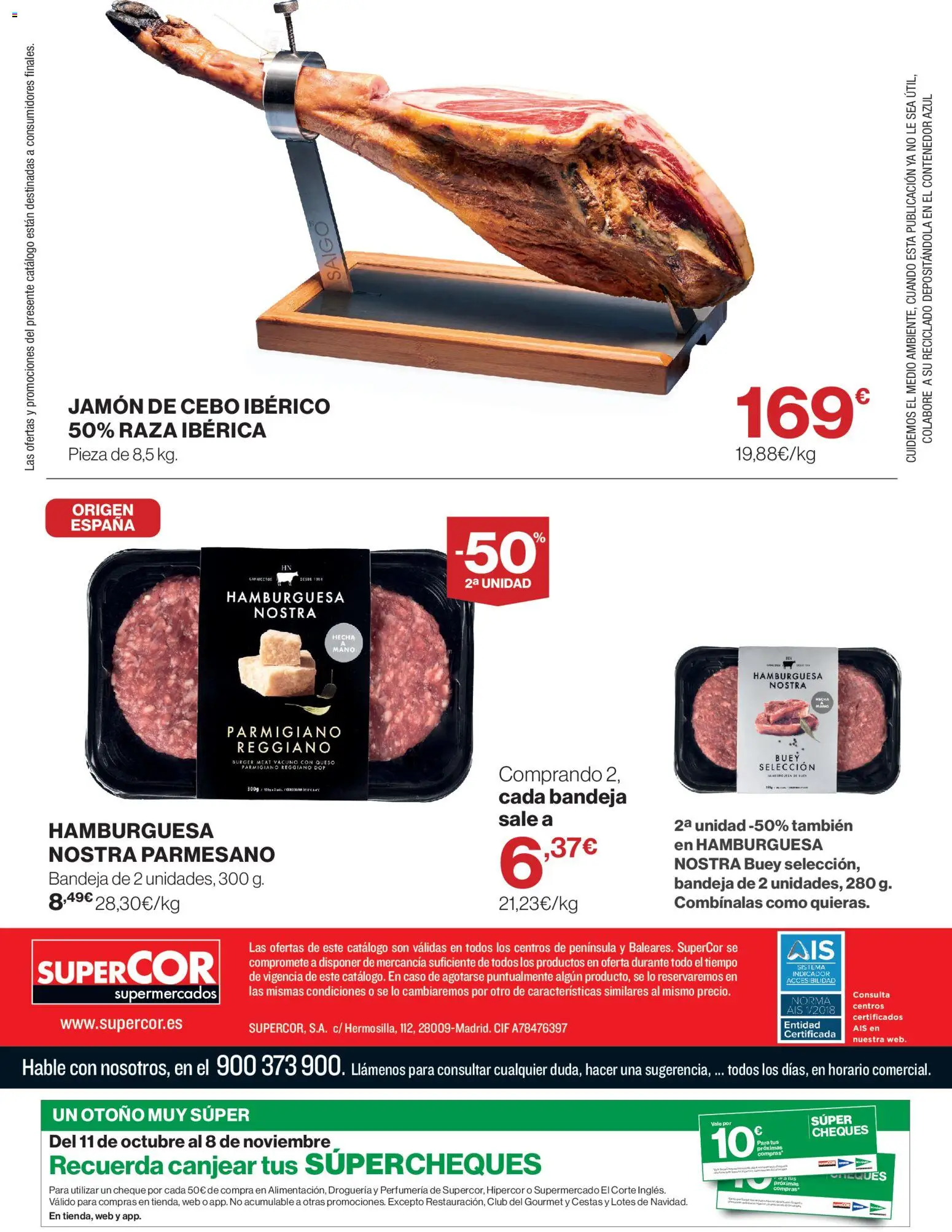 Supercor folleto │ válido desde el 15/10/2026 | Página: 24 | Productos: Queso, Jamón, Parmigiano Reggiano, Bandeja