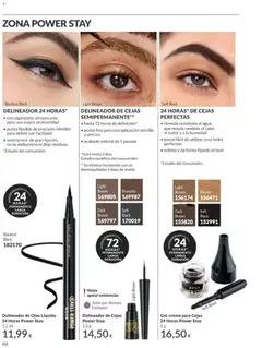 Vista previa DELINEADOR 24 HORAS*, Delineador de ojos con pigmentos ultraoscuros para una mayor profundidad, punta flexible de precisión infalible para definir con facilidad, waterproof, de gran fijación, no se emborrona ni deja residuos. válido desde el 01.05.2026 | Página: 46
