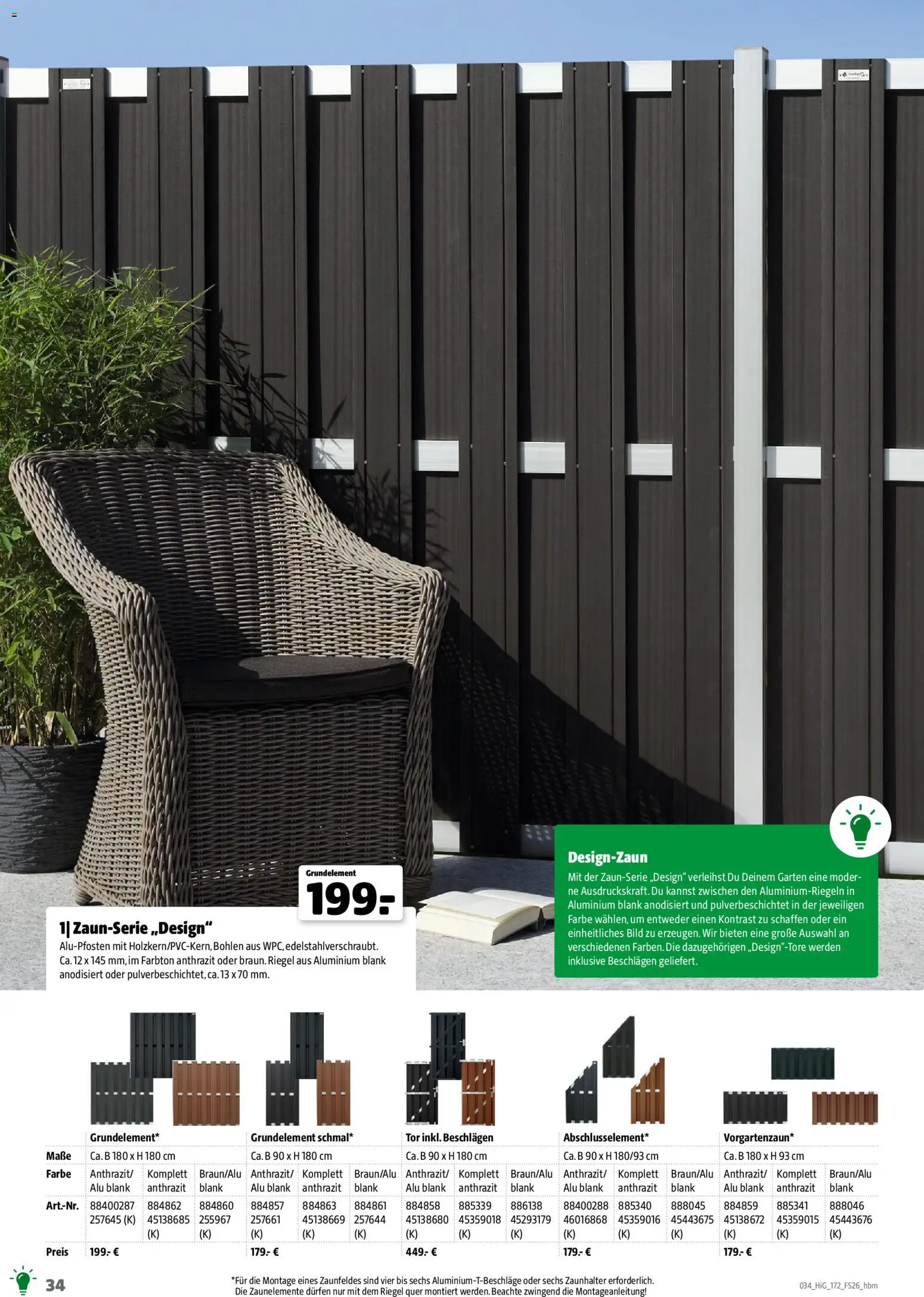 Hagebau Gartengestaltungsortiment – gültig ab 02.03.2026 | Seite: 34
