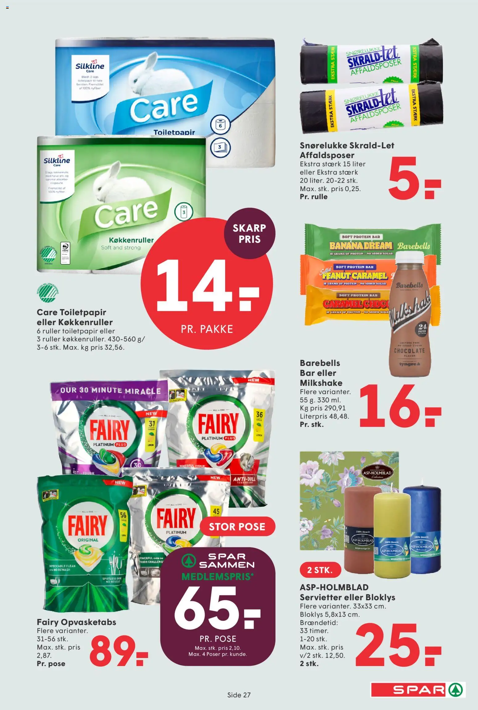 Spar tilbudsavis – gyldig fra 18/09/2026 | Side: 28 | Produkter: Milkshake