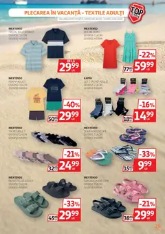 Ofertele Auchan valabile de la 20.05.2026 | Pagină: 29 | Produse: Tălpici, Sandale, Papuci, Șlapi
