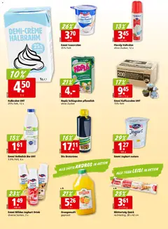 Aligro aktionen ab 03.08.2026 gültig | Seite: 14 | Produkte: Schlagrahm, Orangensaft, Sauerrahm, Zucker