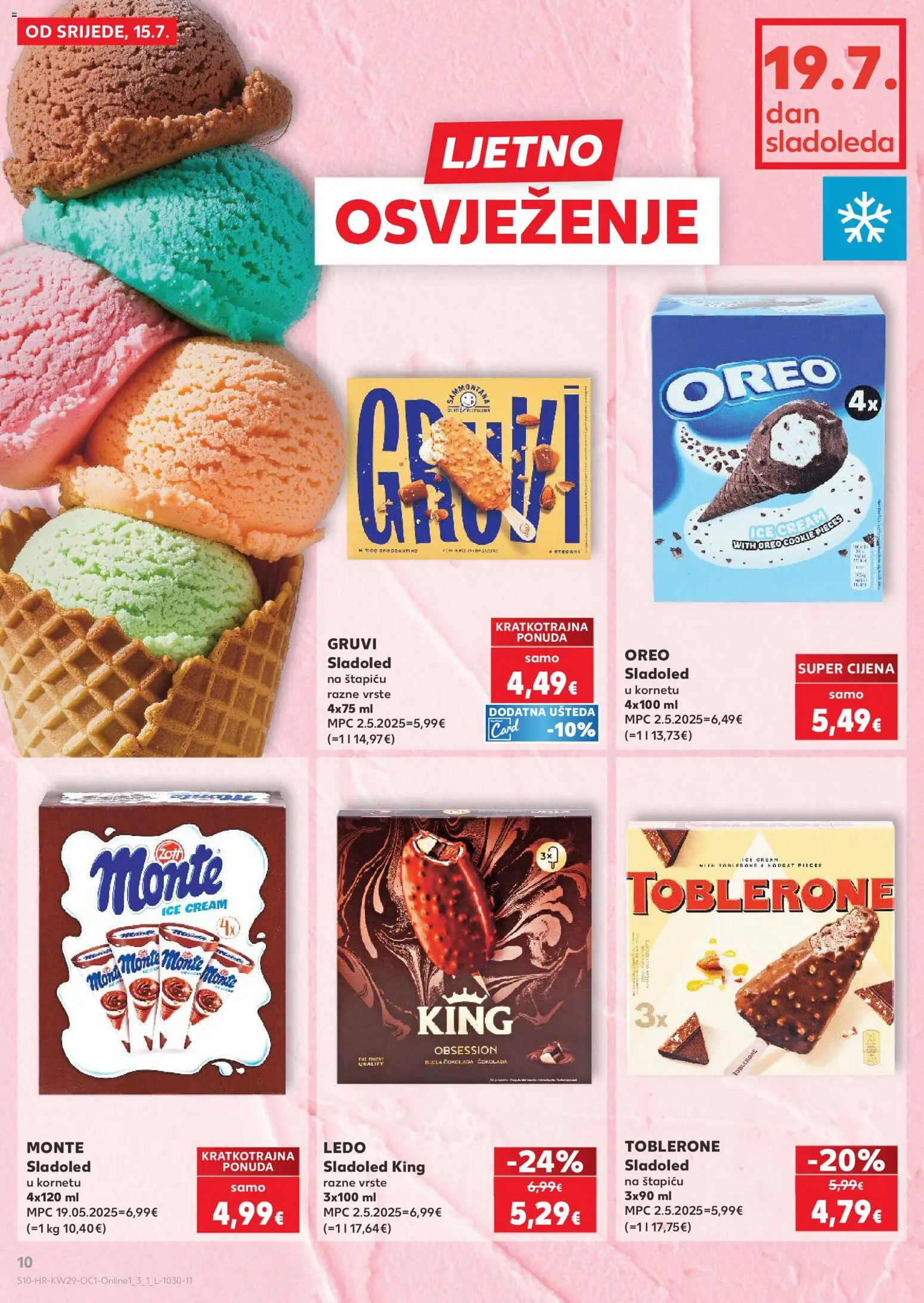Kaufland HR akciós ujság - amely érvényes a következő dátumtól: 2026.07.15. | Oldal: 10