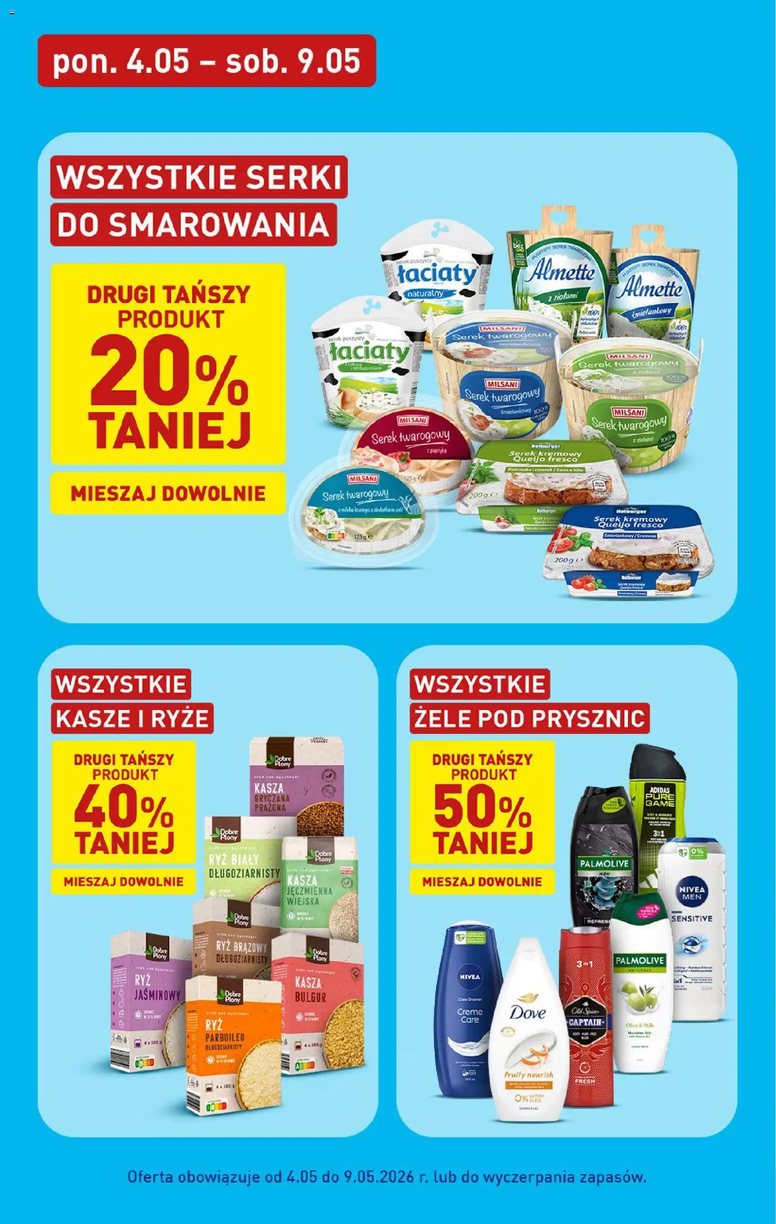 Aldi Polsko leták - Artykuły przemysłowe i tekstylia od 07.05.2026 | Strana: 8 | Produkty: Nivea, Rýže, Bulgur, Dove