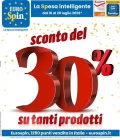 Anteprima del volantino Eurospin volantino valido a partire dal 16/07/2026
