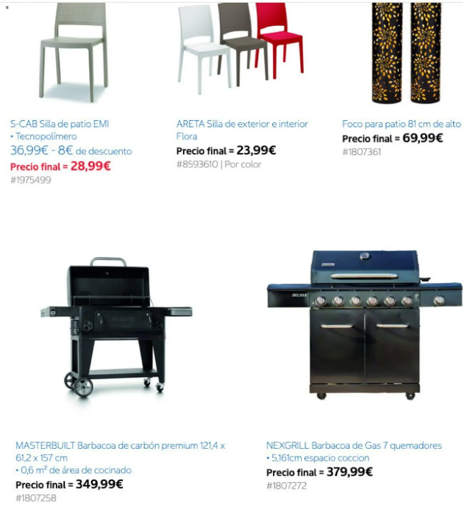 Costco catálogo │ válido desde el 04.05.2026 | Página: 8 | Productos: Barbacoa, Silla