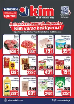 17 Temmuz 2026 tarihinden itibaren geçerli olan Kim Market kataloğu önizlemesi