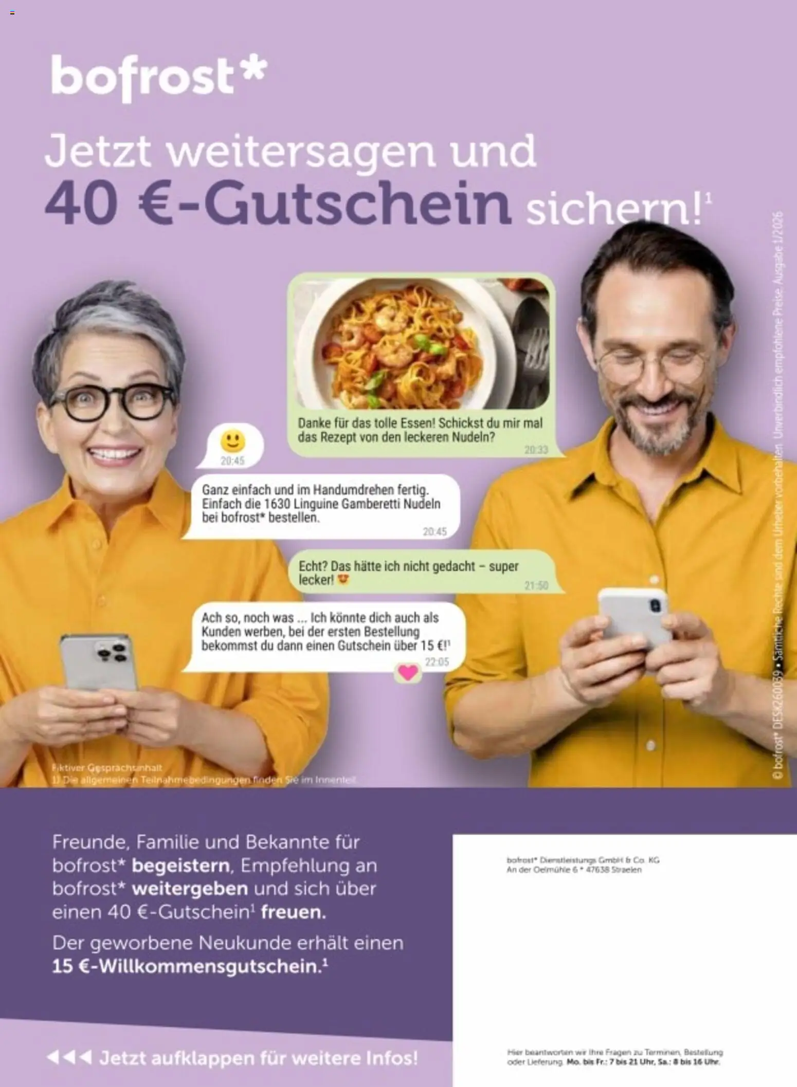 Bofrost Katalog – gültig ab 06.03.2026 | Seite: 150 | Produkte: Nudeln