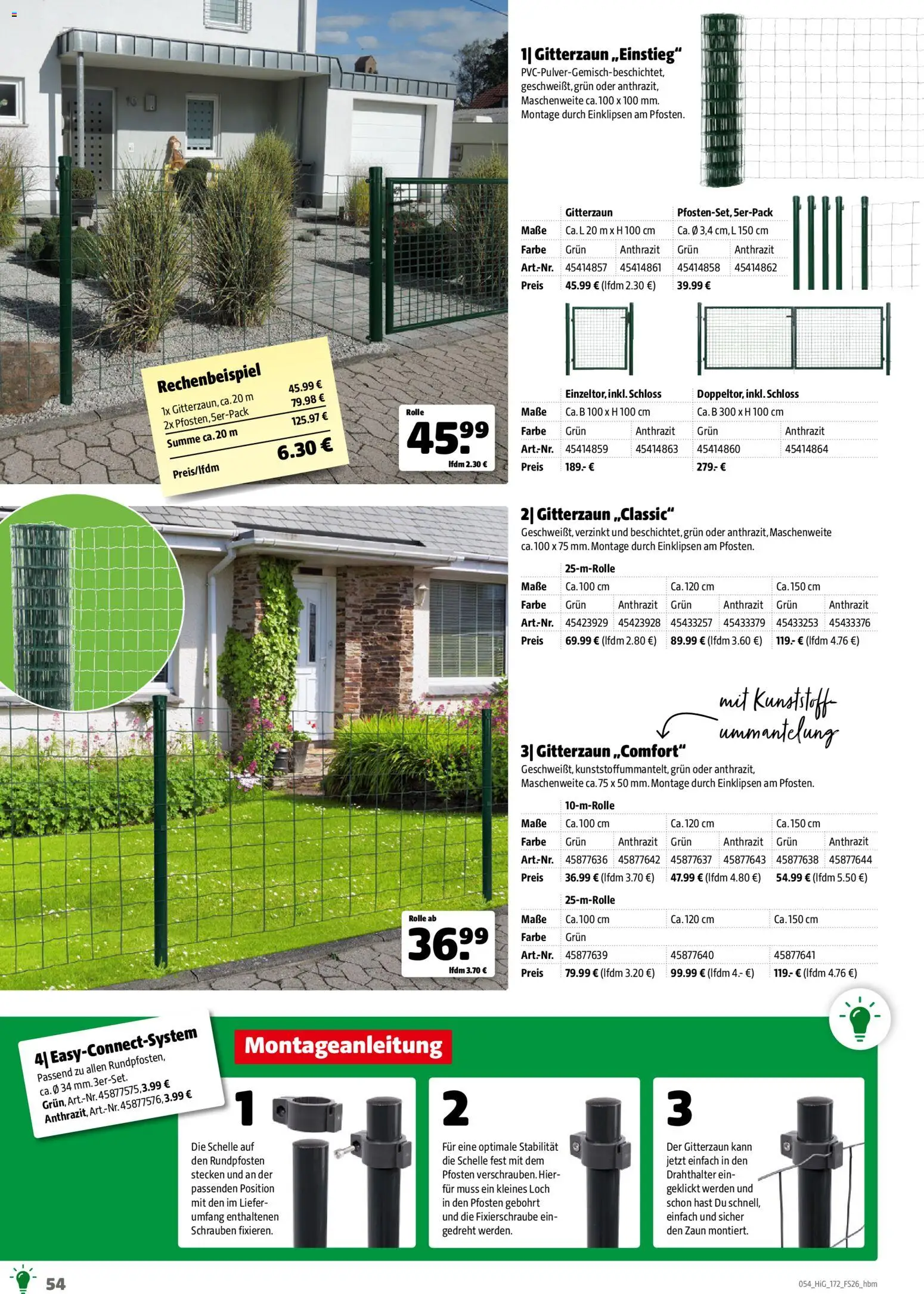 Hagebau Gartengestaltungsortiment – gültig ab 02.03.2026 | Seite: 54