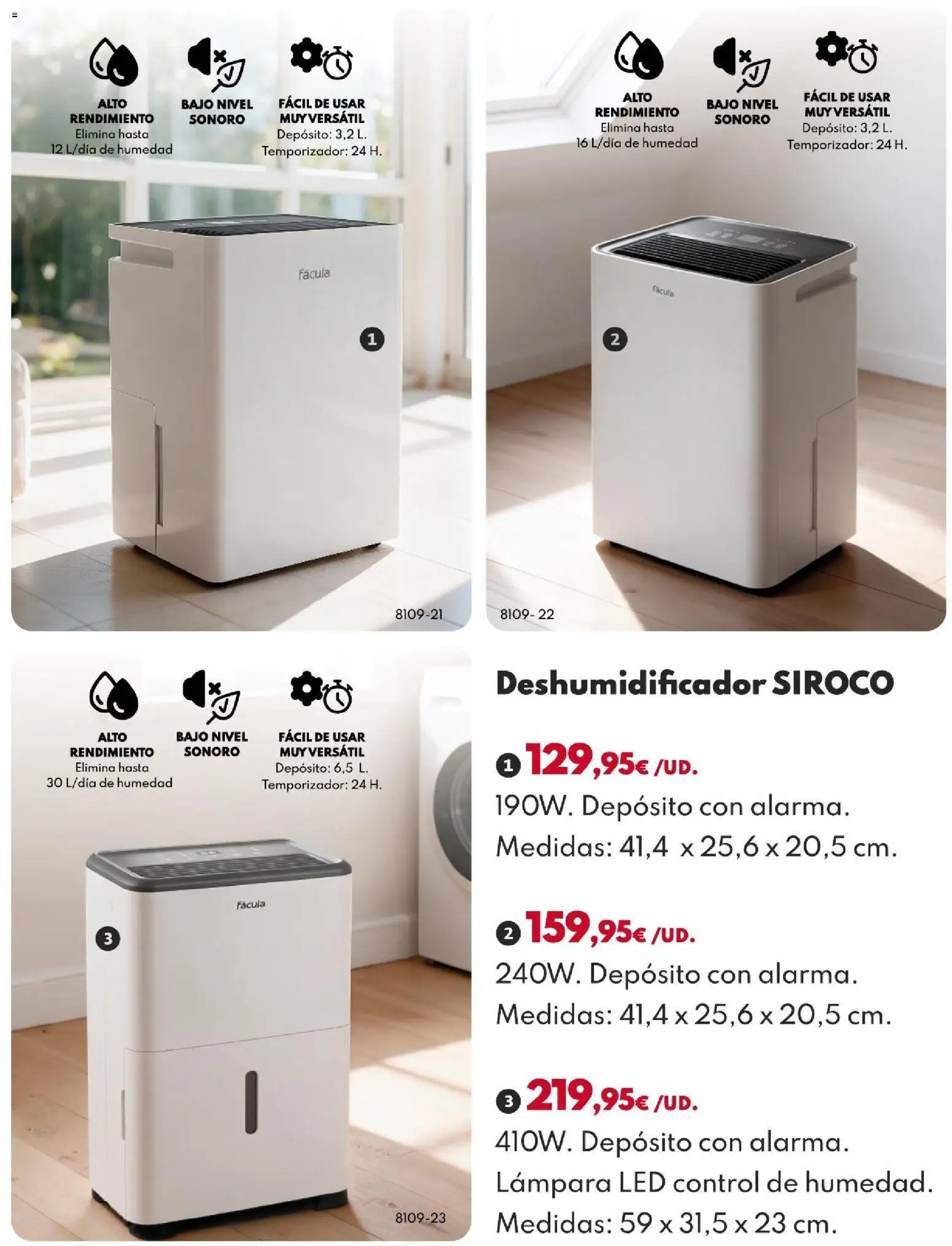 BricoCentro Frio fuera Vida dentro │ válido desde el 19/10/2026 | Página: 21 | Productos: Deshumidificador, Lámpara