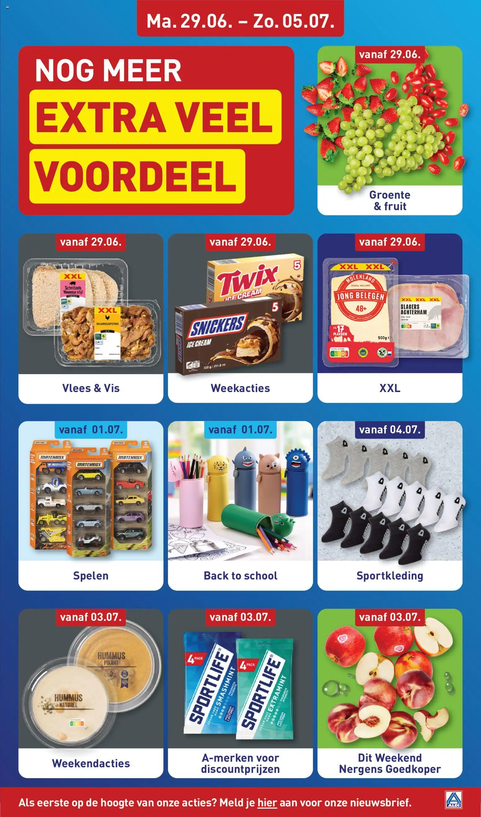 {H1} | Pagina: 3 | Producten: Kisperec, Vis, Twix, Fruit