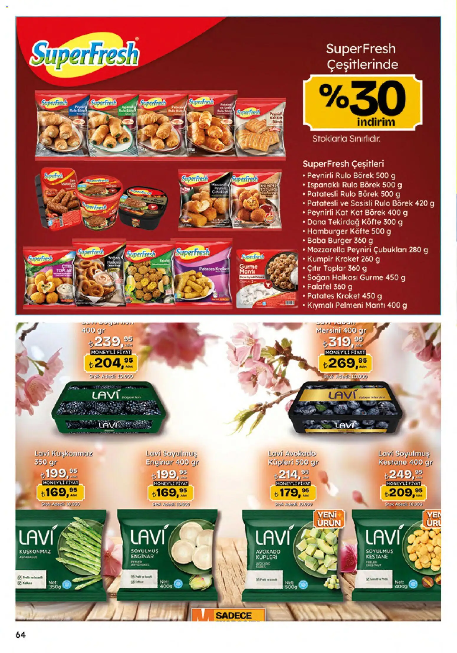 Migros Katalog - Migroskop - 04.06.2026 tarihinden itibaren geçerlidir | Sayfa: 64 | Ürünler: Toplar, Avokado, Patates, Kuşkonmaz