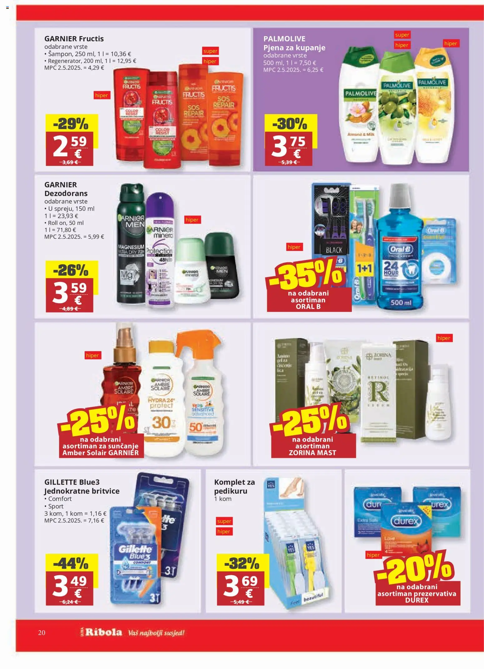 Ultra Gros katalog | vrijedi od 14.07.2026 | Stranica: 20 | Proizvodi: Mast, Dezodorans, Garnier