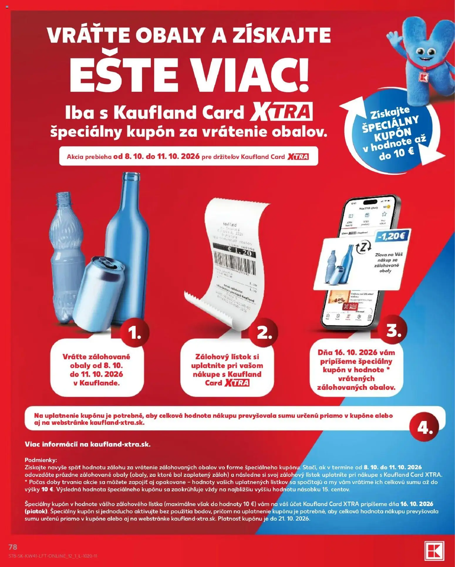 Nové Kaufland akcie – leták je platný od 08.10.2026 | Strana: 78