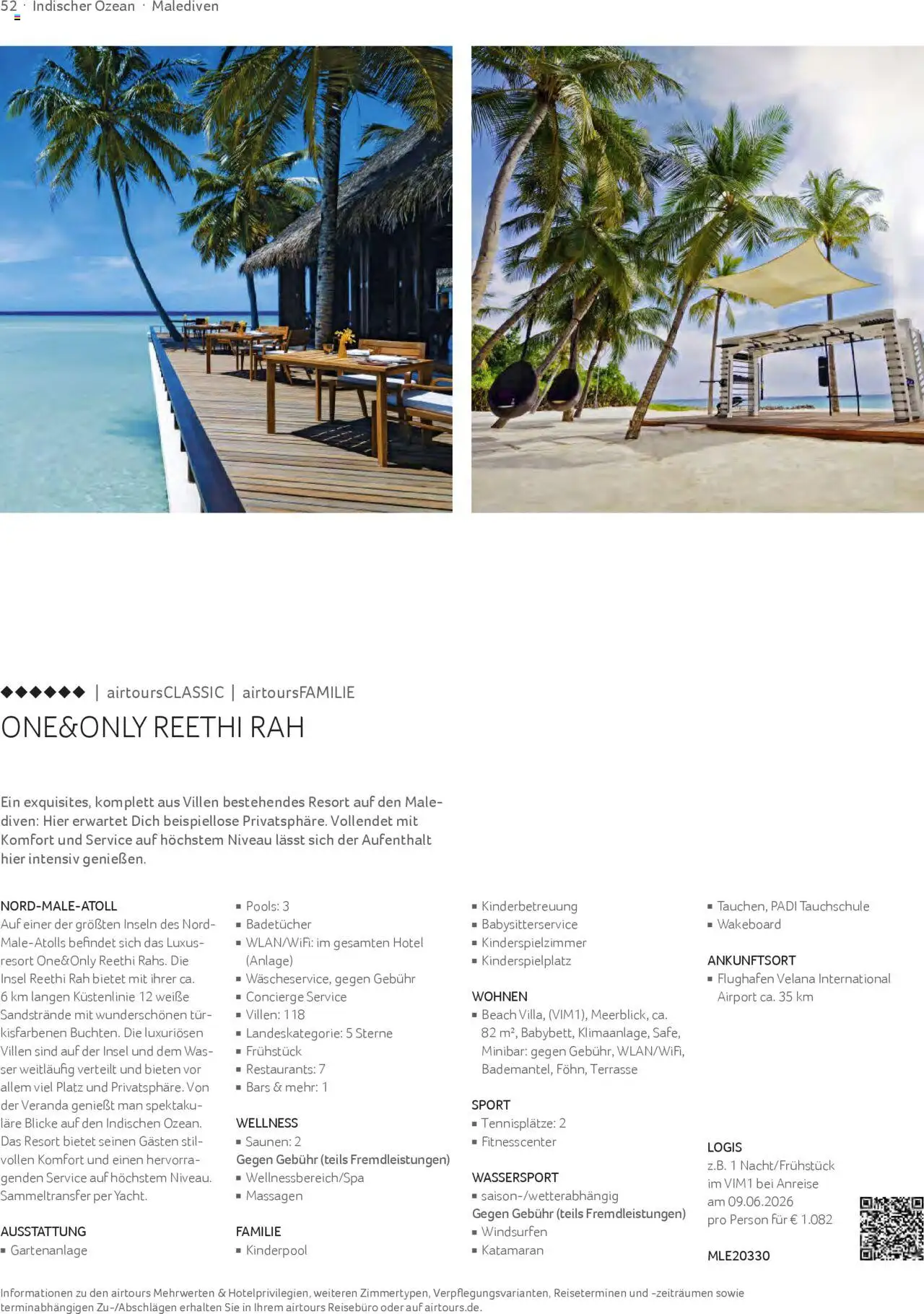 TUI airtours Katalog  Erstklassige Fernreisen 2025/26 – gültig ab 01.11.2025 | Seite: 52 | Produkte: Tür