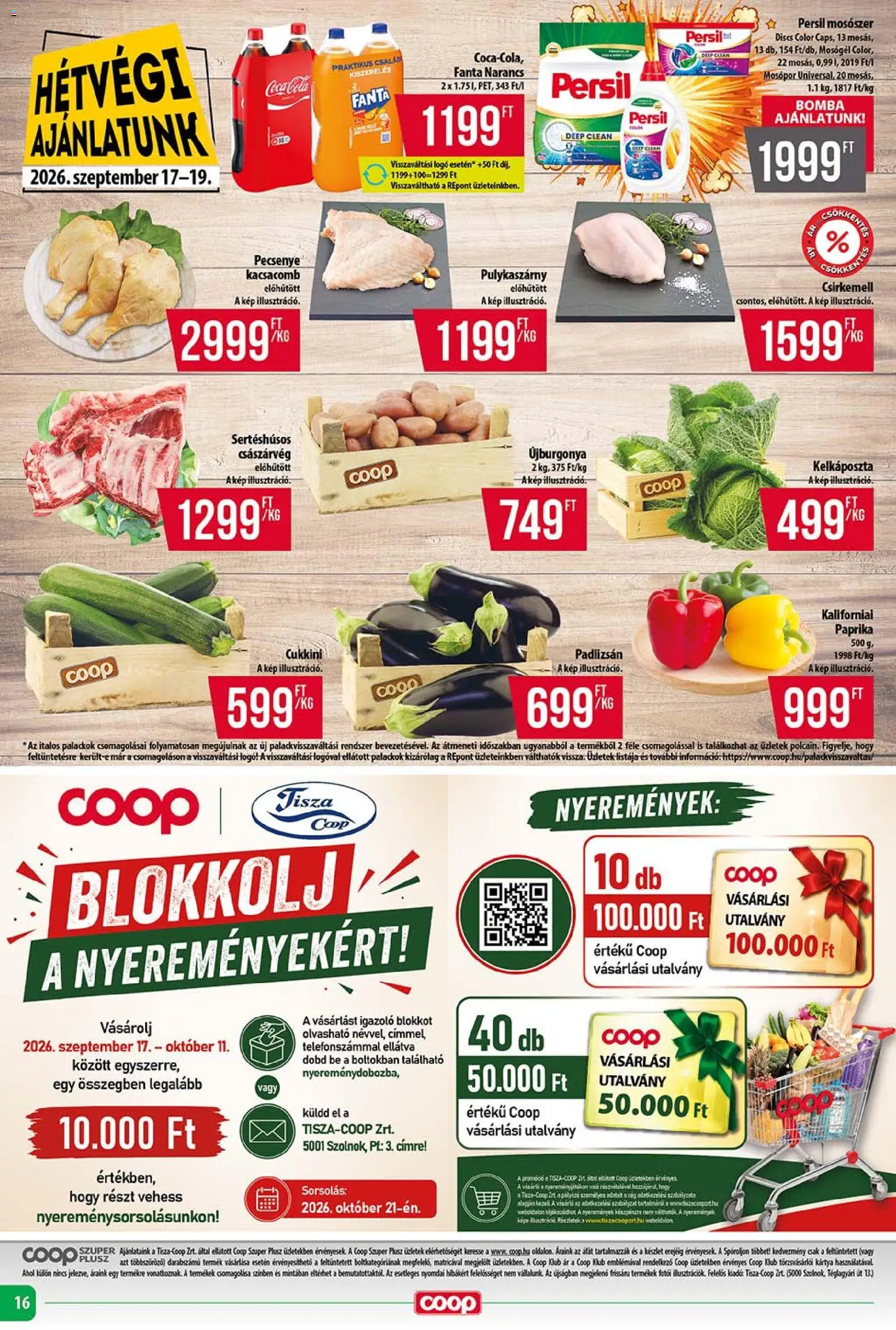 COOP akciós ujság - amely érvényes a következő dátumtól: 2026.09.17. | Oldal: 16