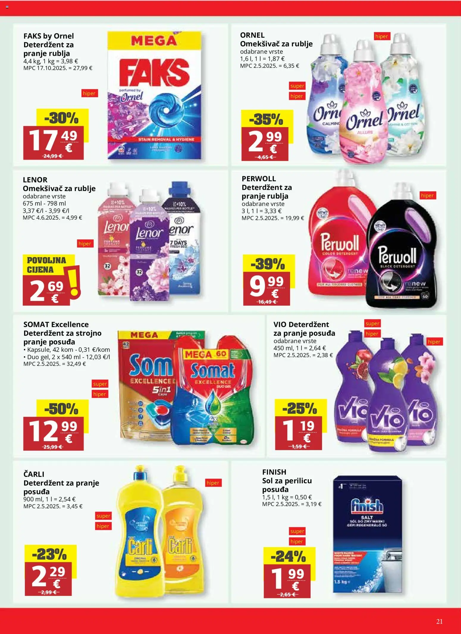 Ribola katalog | vrijedi od 14.10.2026 | Stranica: 21 | Proizvodi: Faks, Sol, Somat, Carli