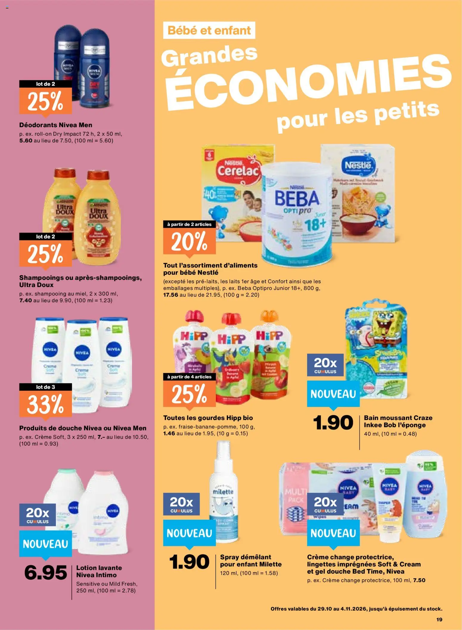 Migros aktionen FR – gültig ab 29.10.2026 | Seite: 19