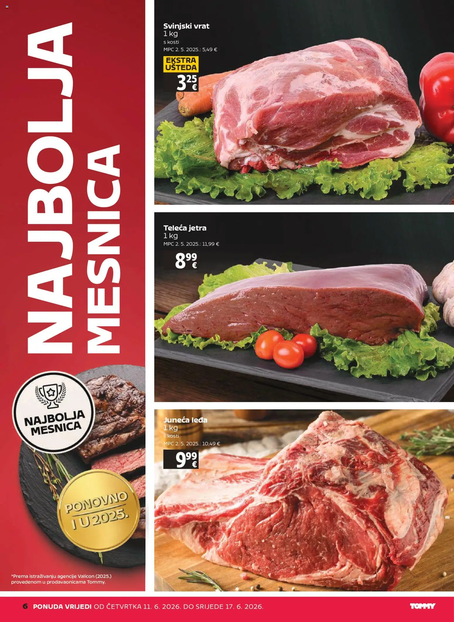Tommy katalog | vrijedi od 11.06.2026 | Stranica: 6 | Proizvodi: Svinjski vrat