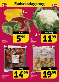 Løvbjerg - Tilbudsavis uge 38 gyldig fra 11/09/2026 | Side: 7 | Produkter: Tomater, Kartofler, Blomkål, Peberfrugt