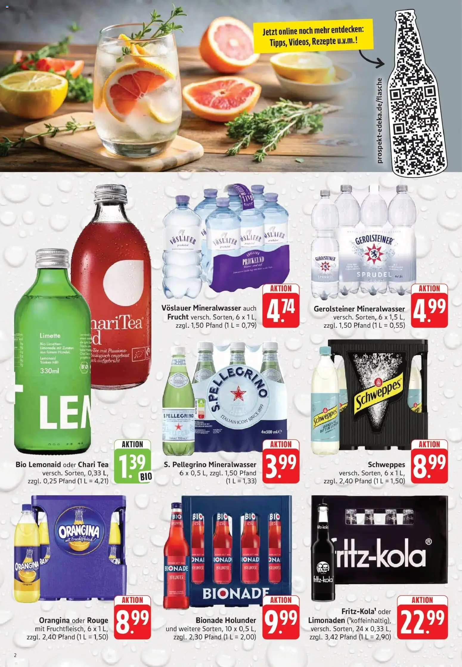 Trinkgut - trinkgut: Wochenangebote (ab 19.10.2026) » Angebote online | Seite: 2 | Produkte: Limonade, Mineralwasser, Limette, Gerolsteiner