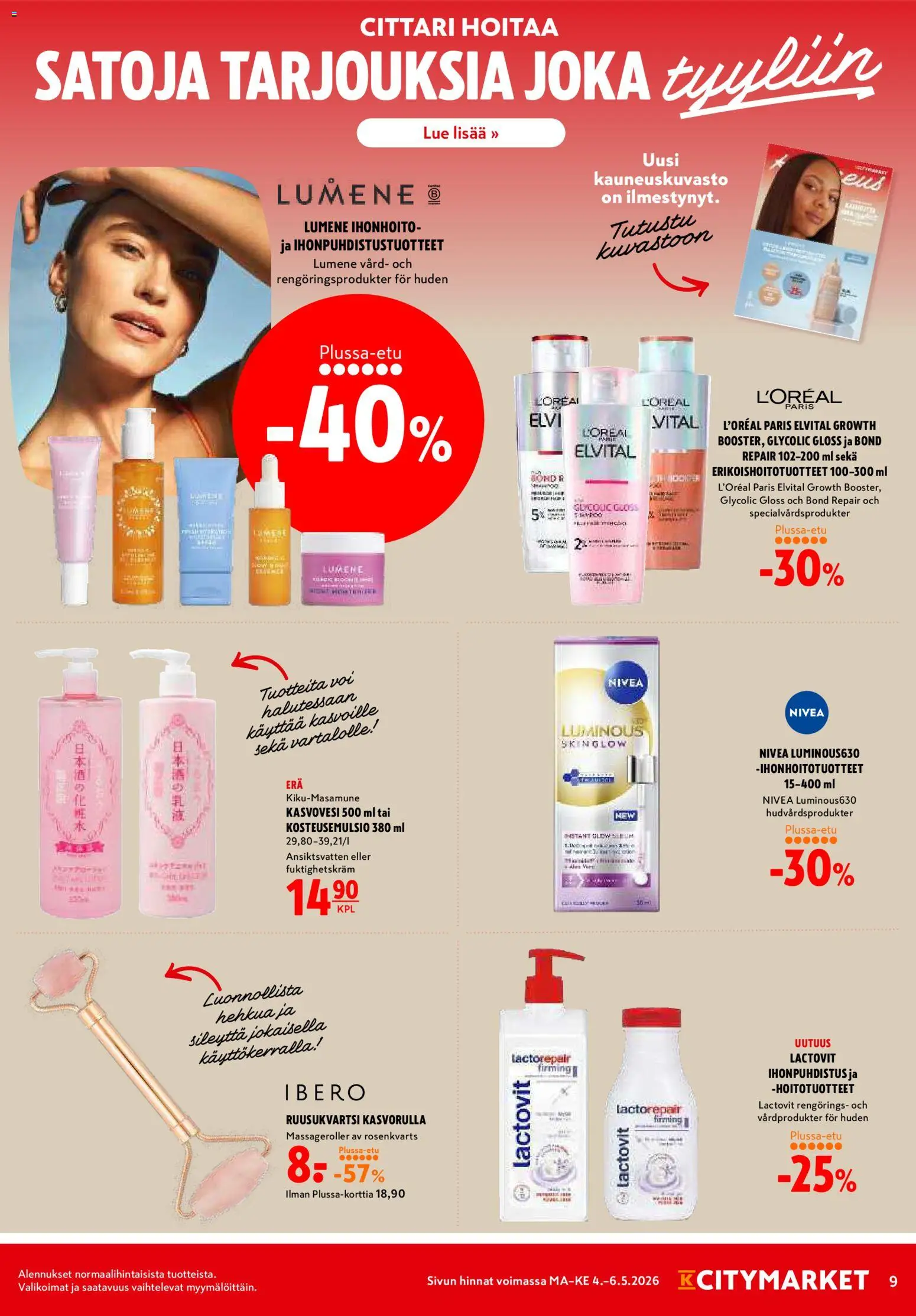 K-Citymarket tarjoukset – voimassa 04.05.2026 alkaen | Sivu: 9
