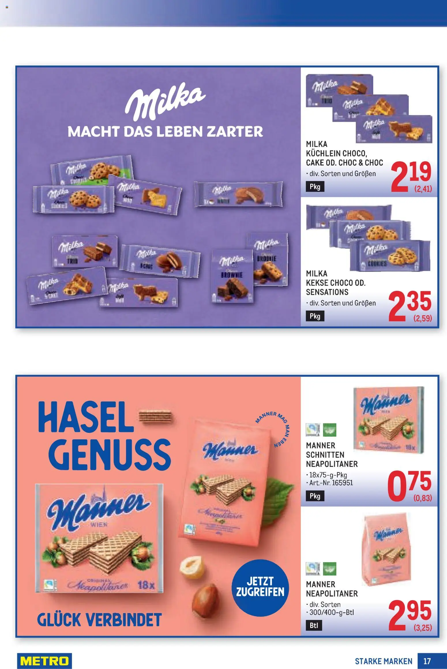 Metro angebote Starke Marken gültig ab 11.06.2026 | Seite: 17 | Produkte: Kekse