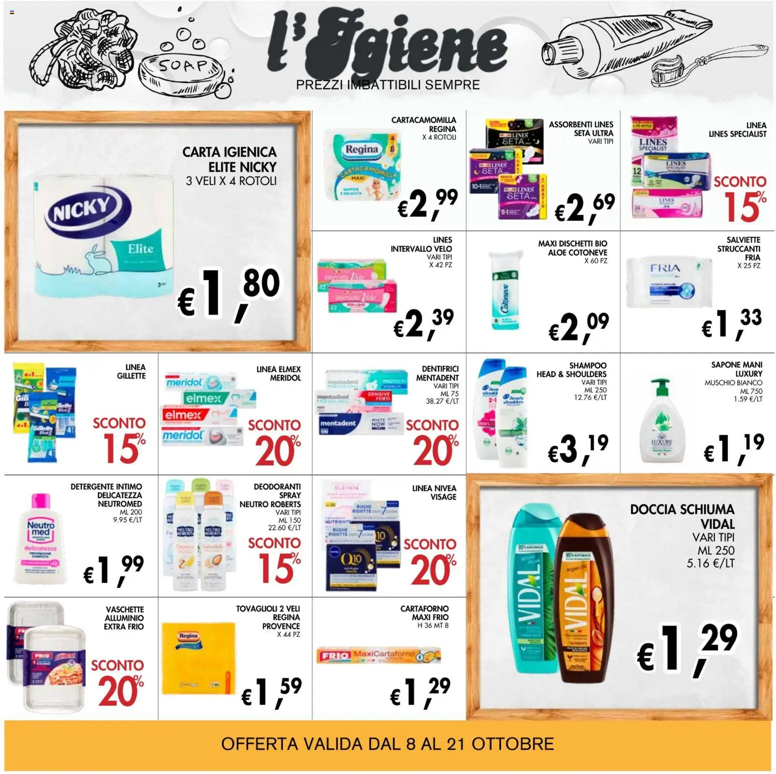 Volantino Coal del 08/10/2026 | Pagina: 22 | Prodotti: Shampoo, Schiuma, Detergente, Alluminio