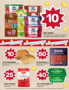 Forhåndsvisning av Coop Marked kundeavis gyldig fra 31/08/2026 | Side: 3 | Produkter: Melk, Hvetemel, Bringebær, Mat